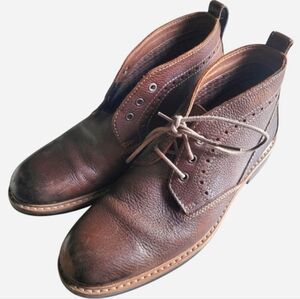 Bostonian Mens Chukkas Brown Leather 9 Shoes Dress Formal Business Casual